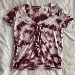 Tye-dye American Eagle T-shirt